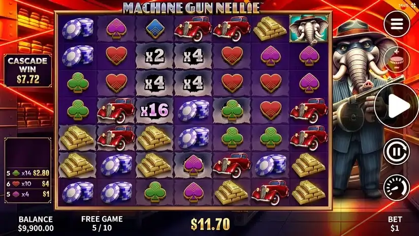 Machine Gun Nellie slot screenshot 5