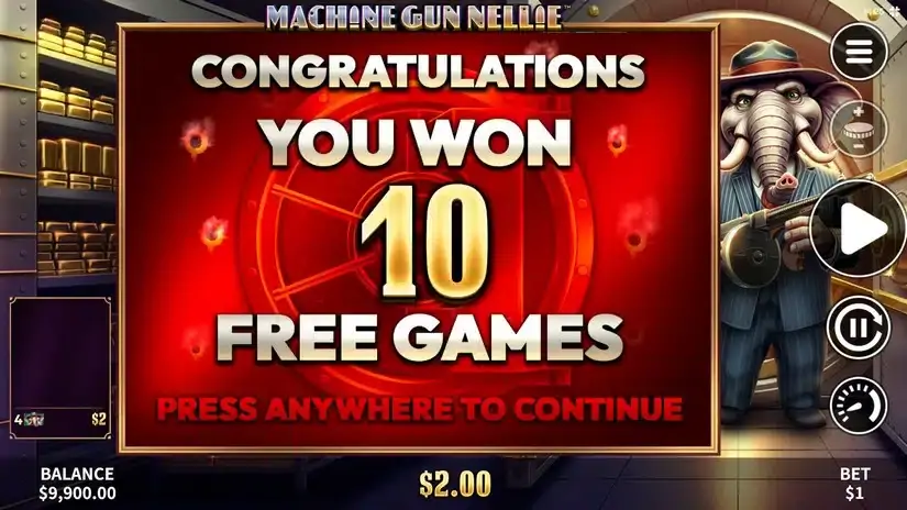 Machine Gun Nellie slot screenshot 3