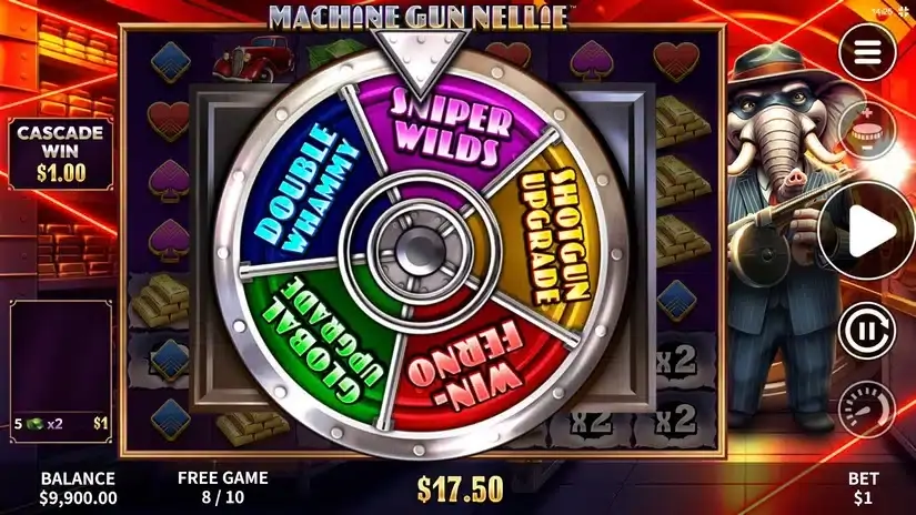 Machine Gun Nellie slot screenshot 6