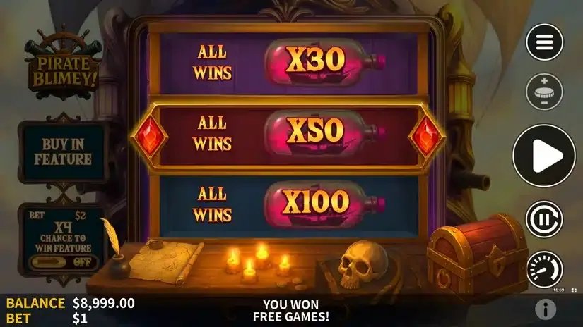 Pirate Blimey slot screenshot 3