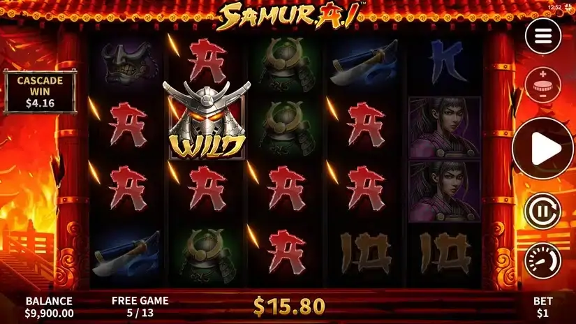 Samur.A.I slot screenshot 5