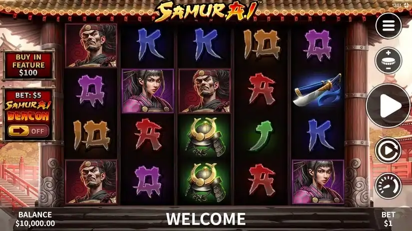 Samur.A.I slot screenshot 1