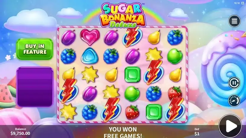 Sugar Bonanza Deluxe slot screenshot 2