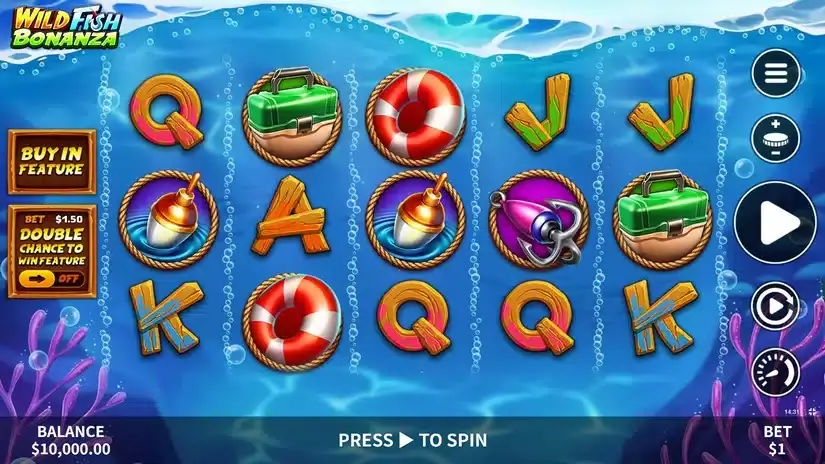 Wild Fish Bonanza slot screenshot 
