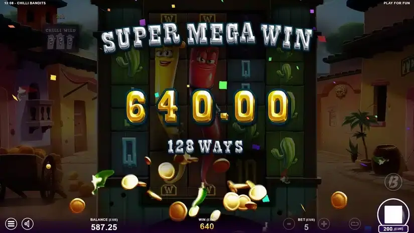 Chilli Bandits slot screenshot 3