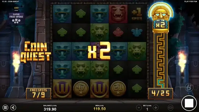 Coin Quest slot screenshot 6