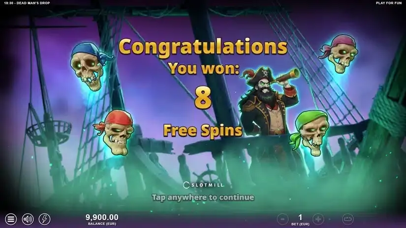 Dead Man’s Drop slot screenshot 3