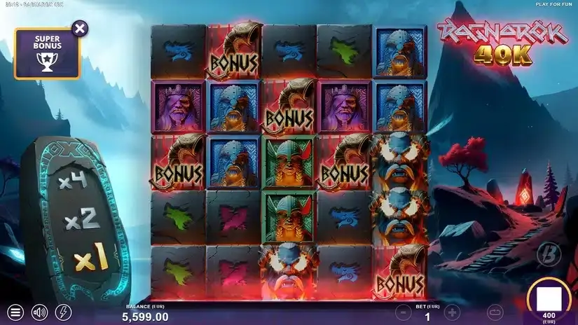 Ragnarok 40K slot screenshot 2