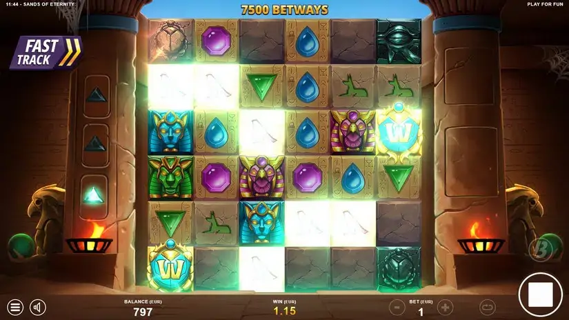 Sands of Eternity slot screenshot 2