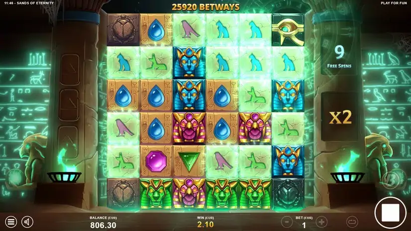 Sands of Eternity slot screenshot 5
