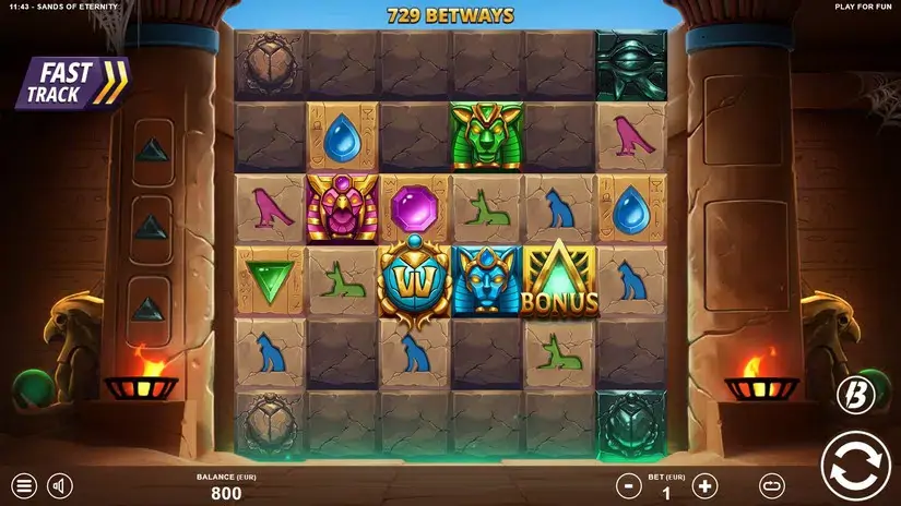 Sands of Eternity slot screenshot 1