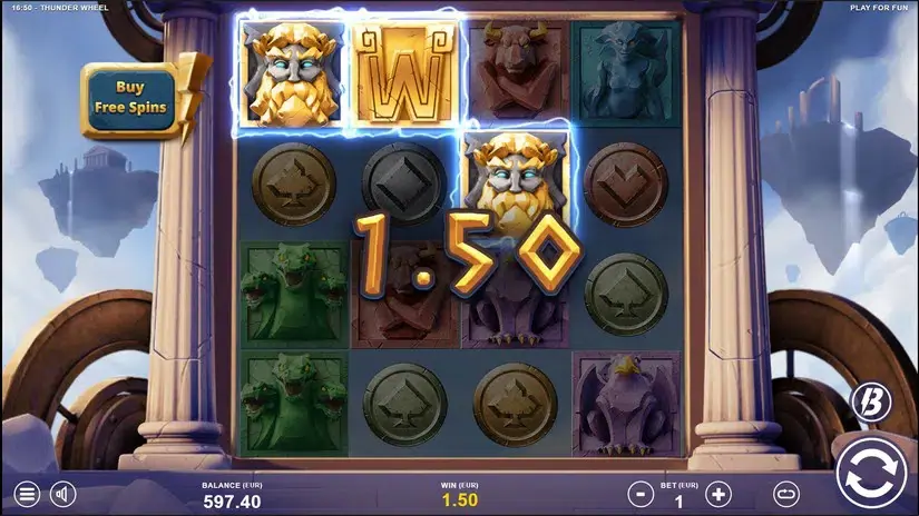 Thunder Wheel slot screenshot 2
