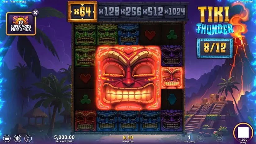 Tiki Thunder slot screenshot 6