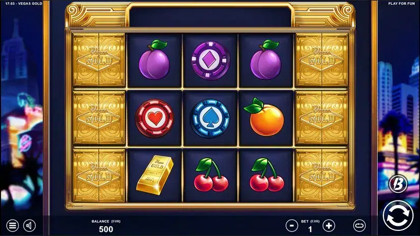 Vegas Gold slot screenshot 1
