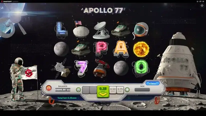 Apollo 77 slot screenshot 1