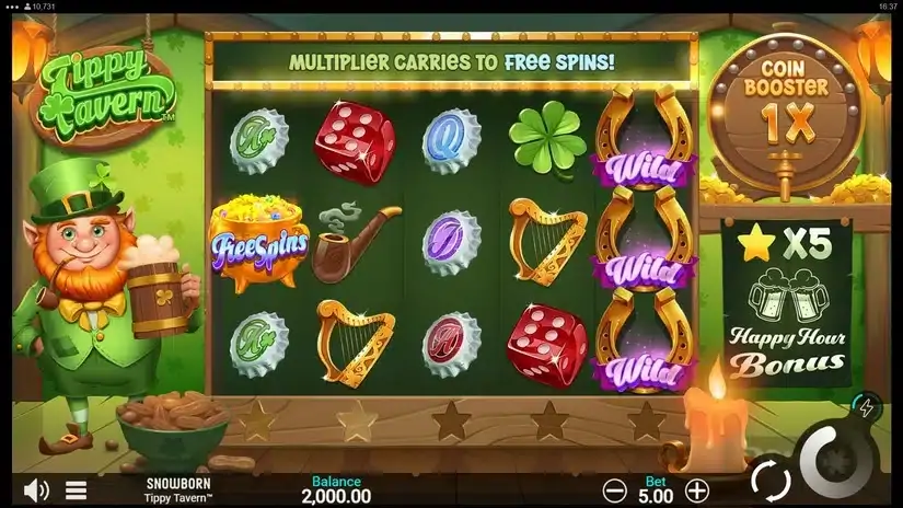 Tippy Tavern slot screenshot 