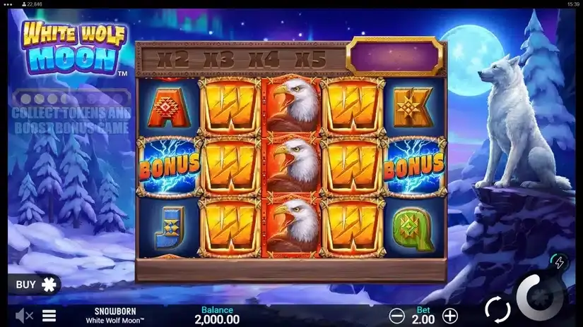 White Wolf Moon slot screenshot 