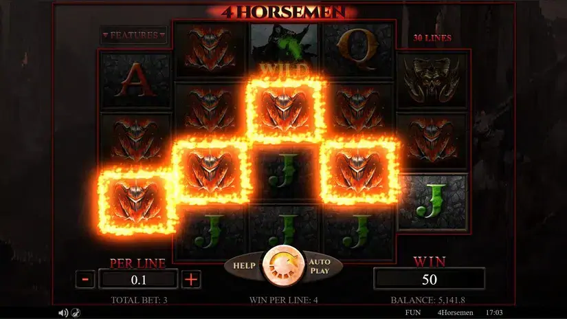 4 Horsemen slot screenshot 6