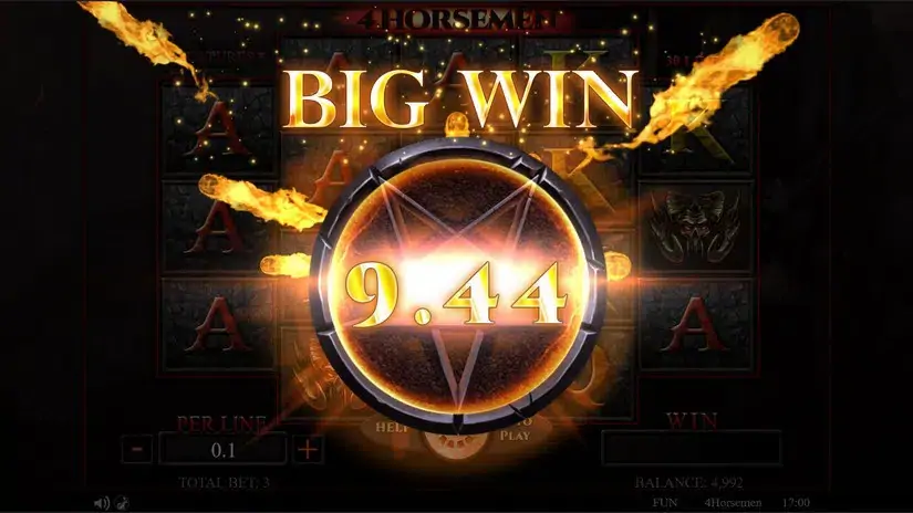 4 Horsemen slot screenshot 4