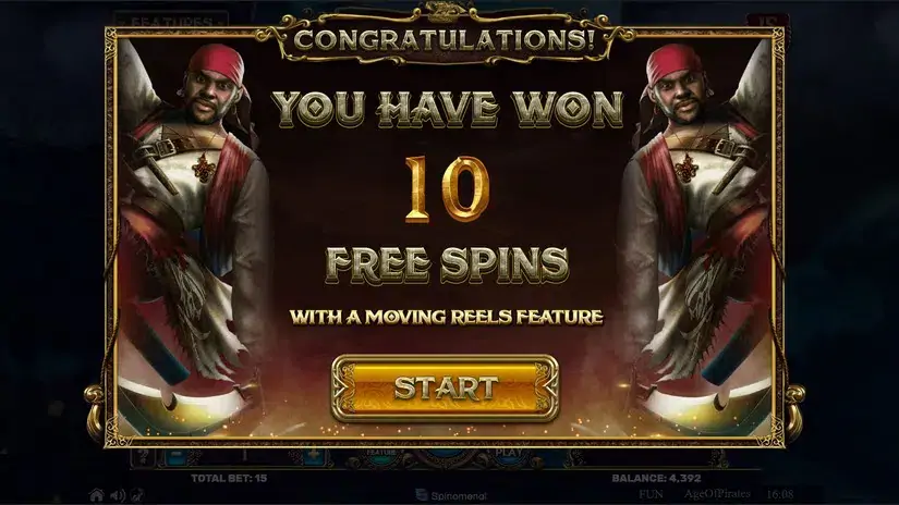 Age of Pirates 15 Lines slot screenshot 4