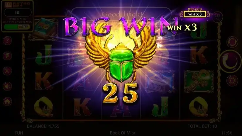 Book Of Misr slot screenshot 3