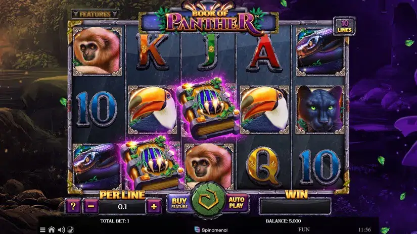Book of Panther slot screenshot 