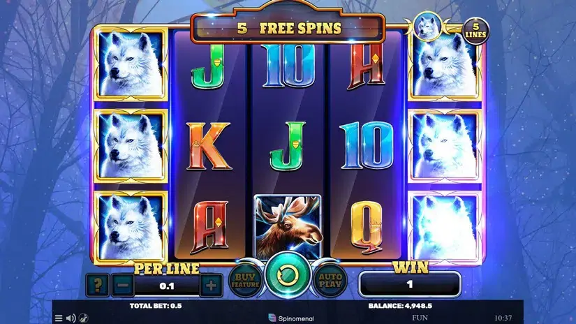 Book Of Wolves – Full Moon slot screenshot 6