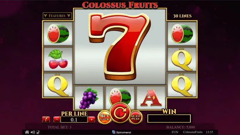Colossus Fruits slot screenshot 1