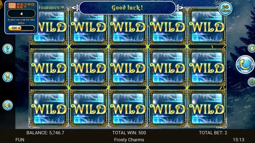 Frosty Charms slot screenshot 6