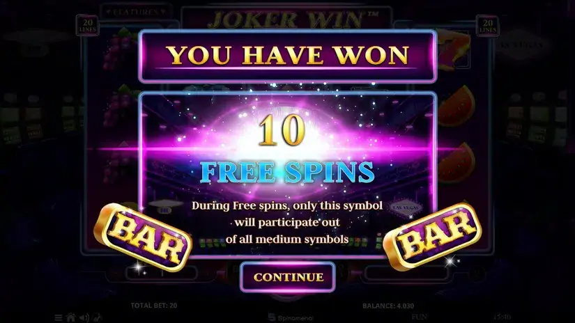 Joker Win slot screenshot 4