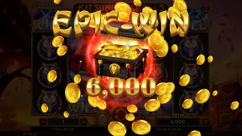 Kitsune’s Scrolls Sacred Flames slot screenshot 8