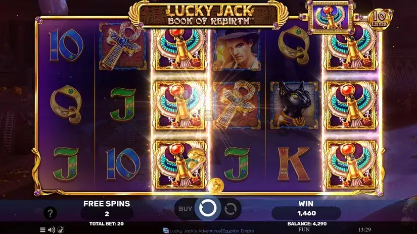 Lucky Jack – Book Of Rebirth slot screenshot 6