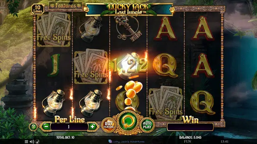 Lucky Jack Lost Jungle slot screenshot 4