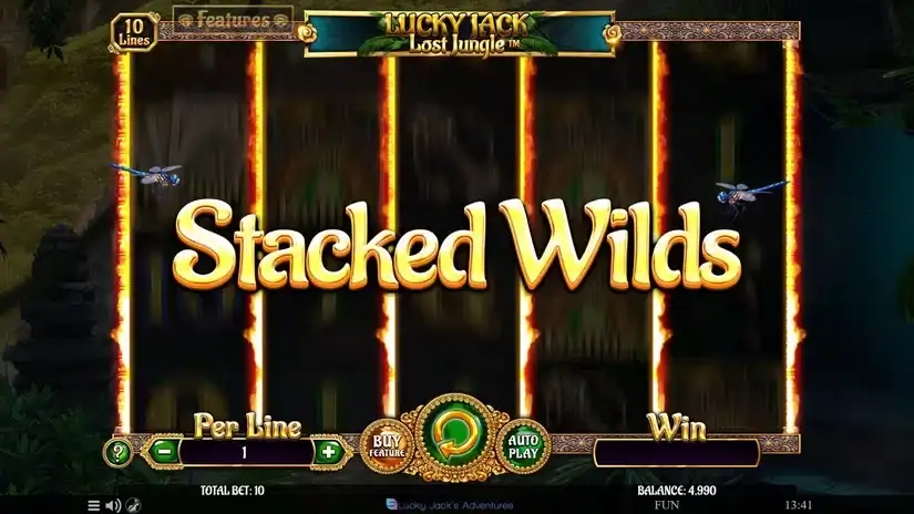 Lucky Jack Lost Jungle slot screenshot 2