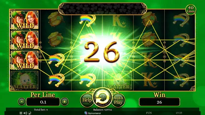 Patrick’s Collection 40 Lines slot screenshot 3