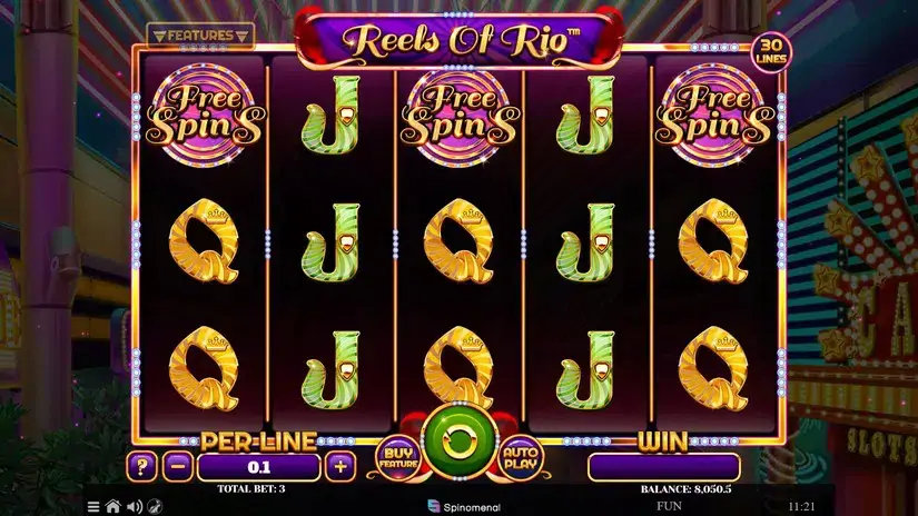 Reels Of Rio slot screenshot 5