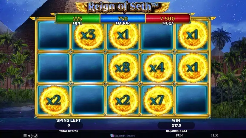 Reign of Seth slot screenshot 5