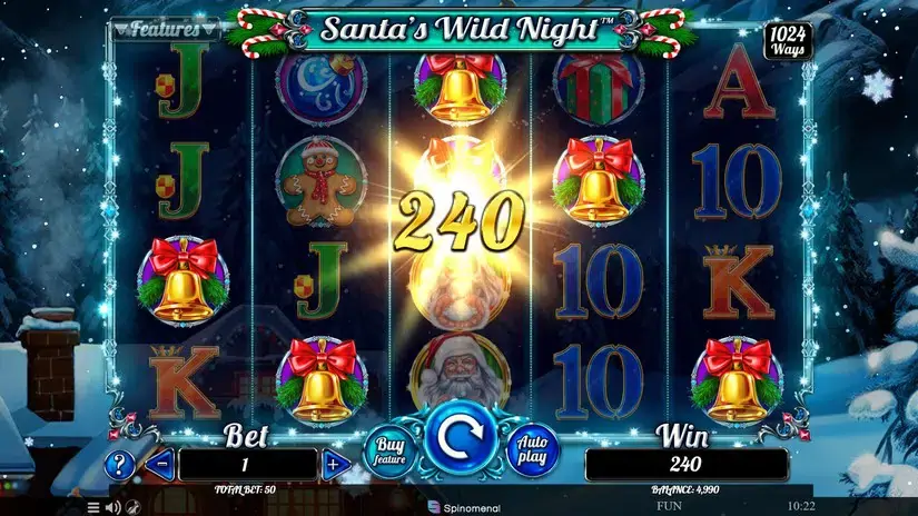 Santas Wild Night slot screenshot 2