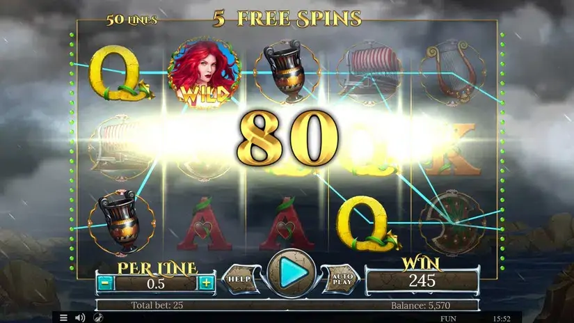Sirens Treasures slot screenshot 5