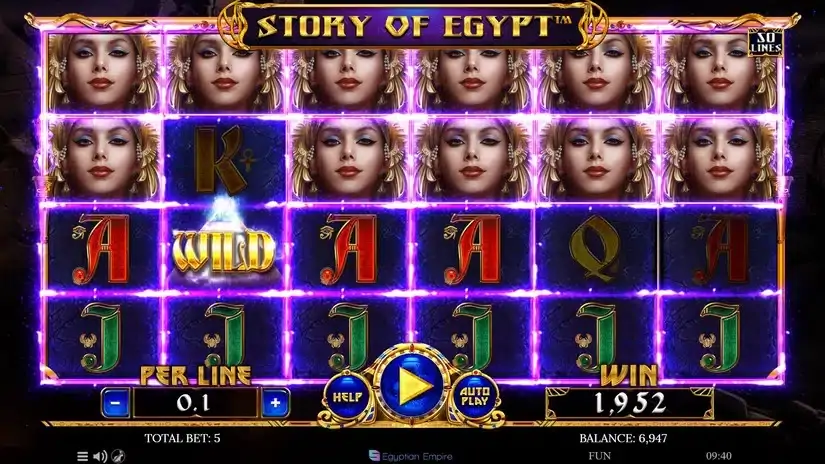 Story of Egypt – Egyptian Darkness slot screenshot 2