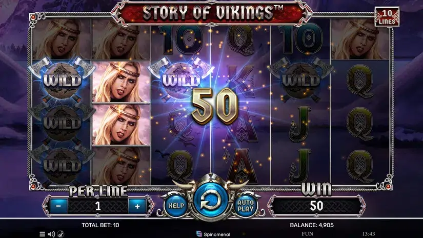 Story Of Vikings 10 Lines slot screenshot 4