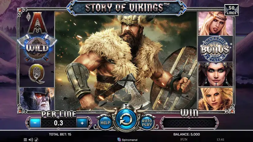 Story Of Vikings slot screenshot 1