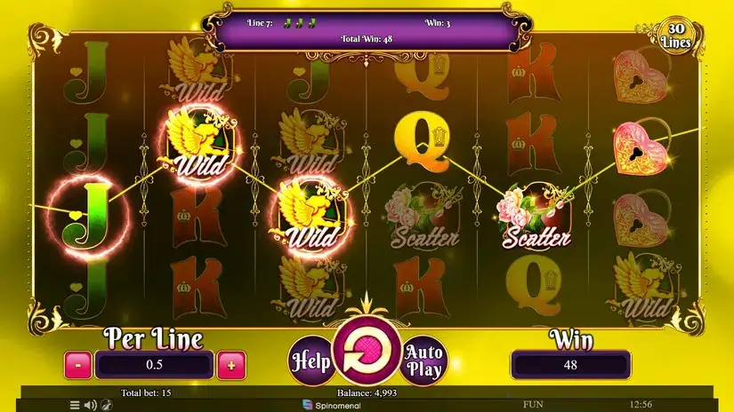 Valentine Collection 30 Lines slot screenshot 2