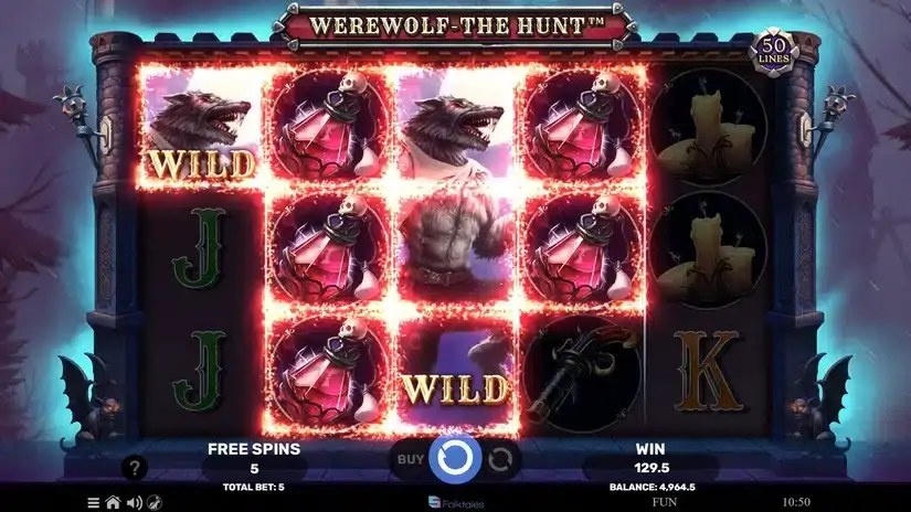 Werewolf – The Hunt slot screenshot