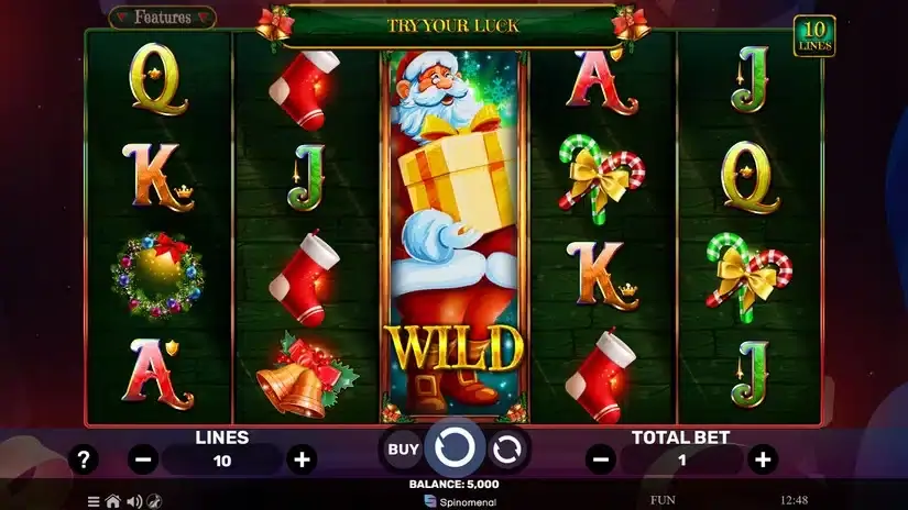 Wild Santa 2 slot screenshot 1
