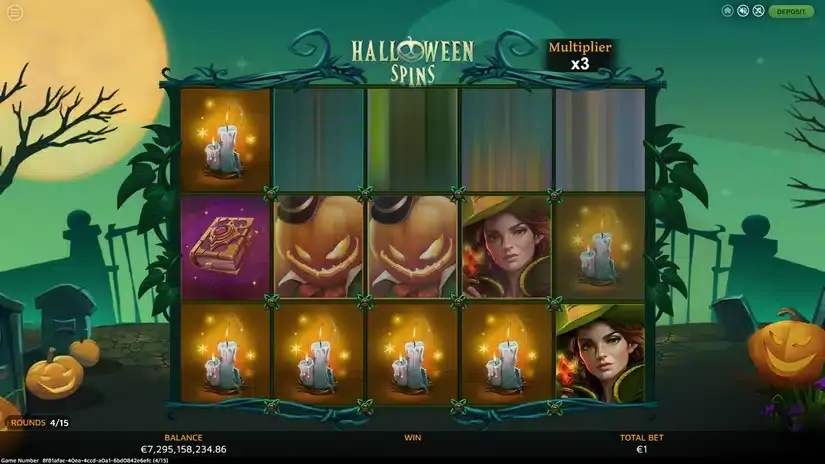 Halloween Spins slot screenshot 4