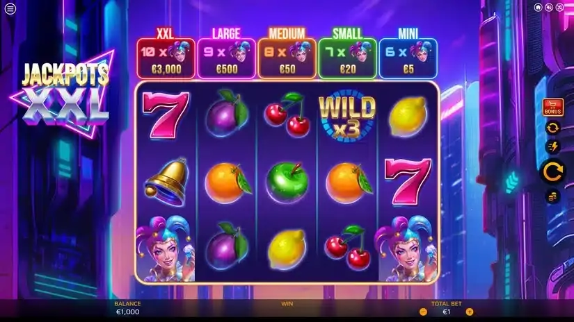 Jackpots XXL slot screenshot 1