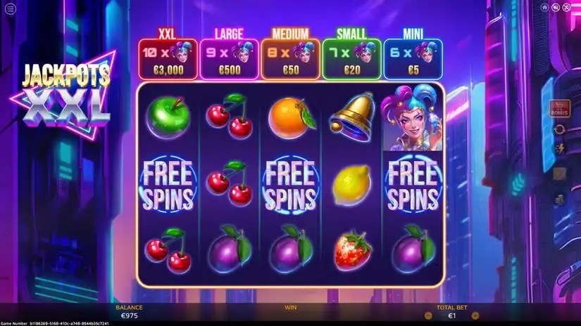 Jackpots XXL slot screenshot 2