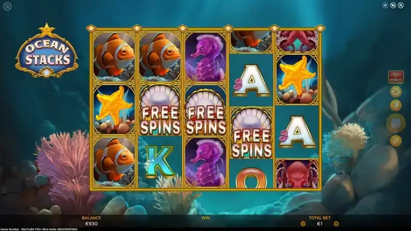Ocean Stacks slot screenshot 2