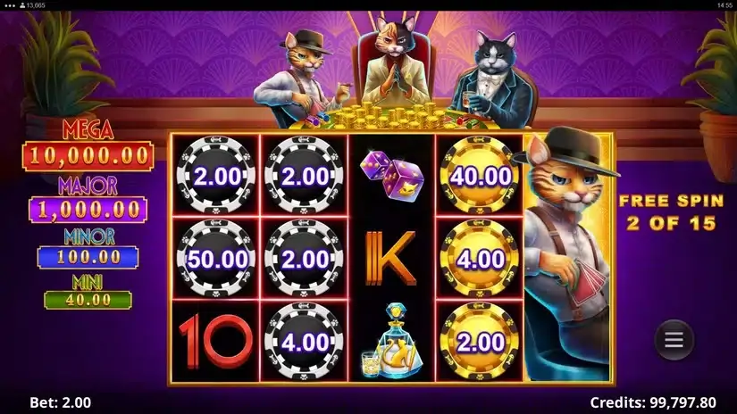 Amazing Link Catalleros slot screenshot 4